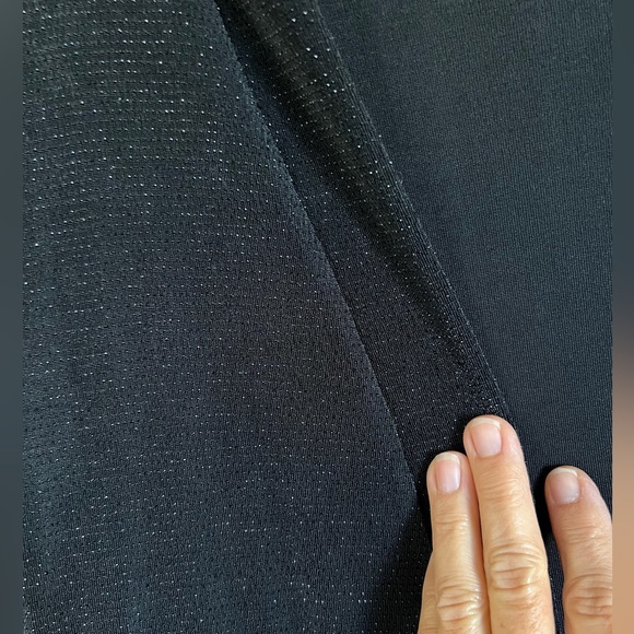 LIKE NEW Onyx Nite size medium black/glitter open front cover/ sweater - Picture 2 of 4